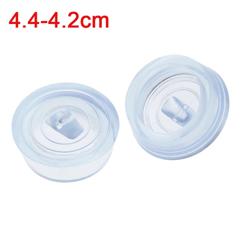Universal Rubber Sink & Bathtub Drain Stopper Plug — Leakproof Floor Drain Strainer, White