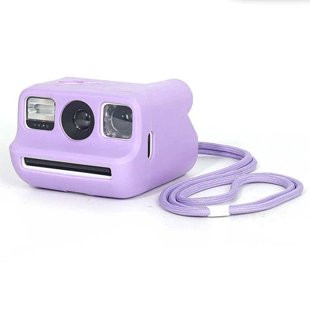 Silicone Case with Lanyard for Polarized Go Gen 1/2 Instant Camera - Slim, Dustproof, Anti-Scratch