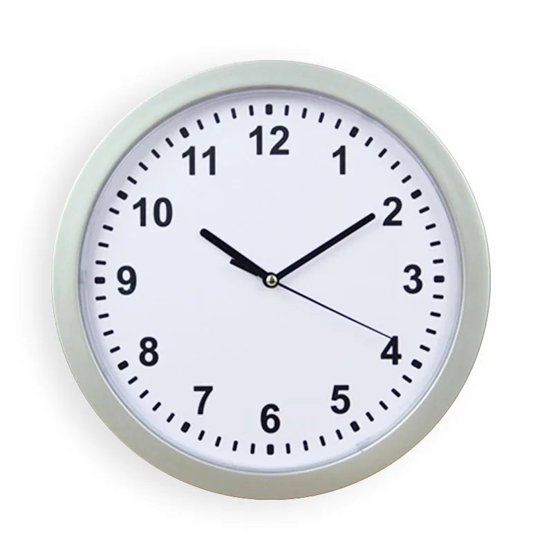 Hidden Safe Wall Clock 9.8 in (25 cm) - Secret Compartment Clock Safe for Cash, Jewelry & Keys - Silent Decorative Wall Clock