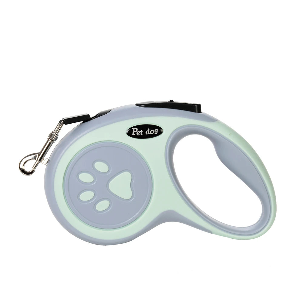 Retractable Dog Leash 3m/5m (9.8/16.4 ft) Nylon Automatic Extending Leash with Quick-Release for Dogs & Cats