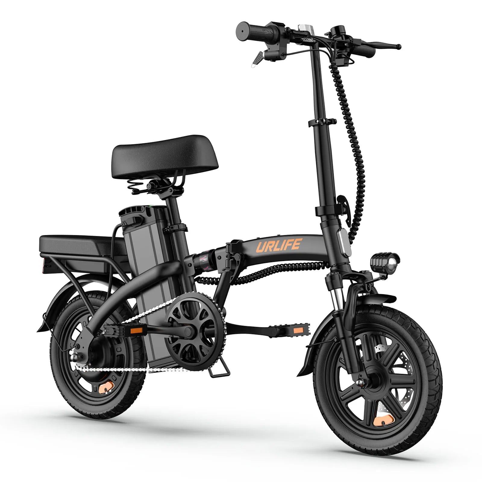 Adult Foldable Electric Bike – Brushless Motor, 48V Lithium Battery, 14-Inch (350mm) City Commuter