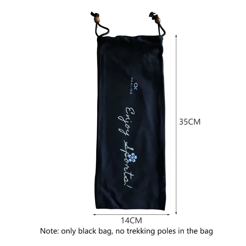 Ultra-Light Carbon Fiber Folding Trekking Pole Adjustable 110–130 cm (43–51 in) Collapsible Hiking and Walking Stick