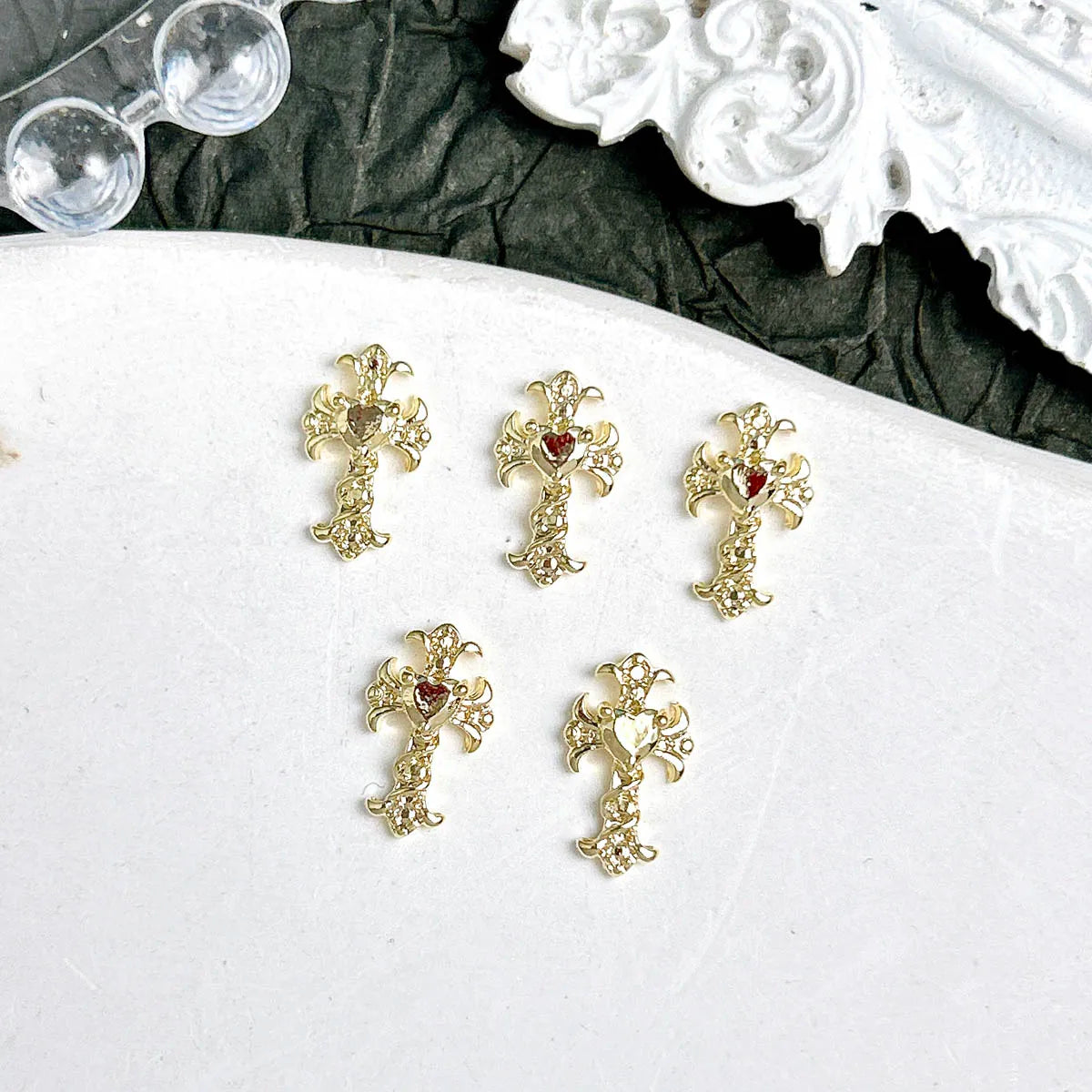 20-Pack 3D Cross Nail Charms for DIY Manicure view 13