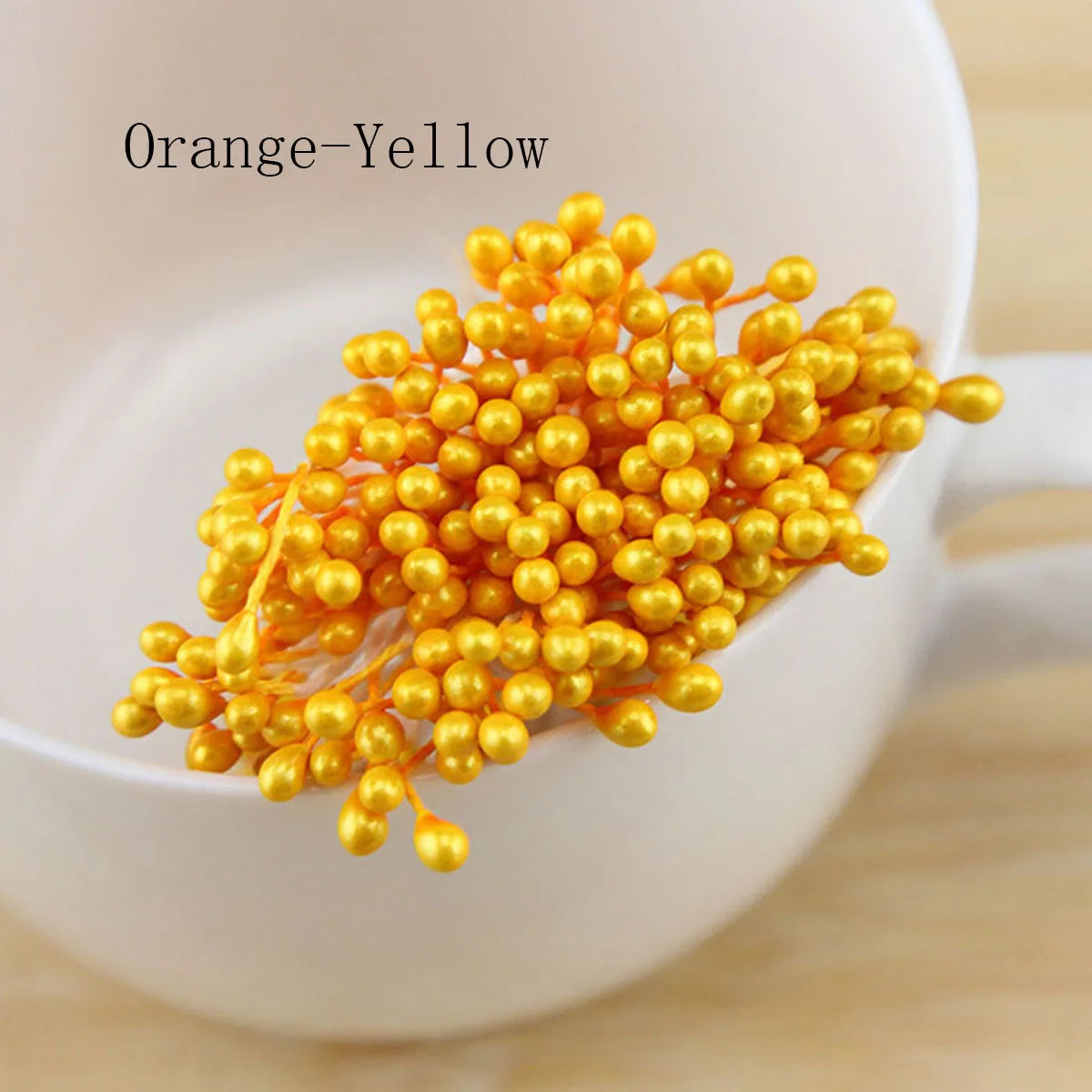 120-150 Pcs 55mm (2.17 in) Artificial Flower Stamens - Multicolor Double-Head DIY Wedding & Scrapbook Decorations