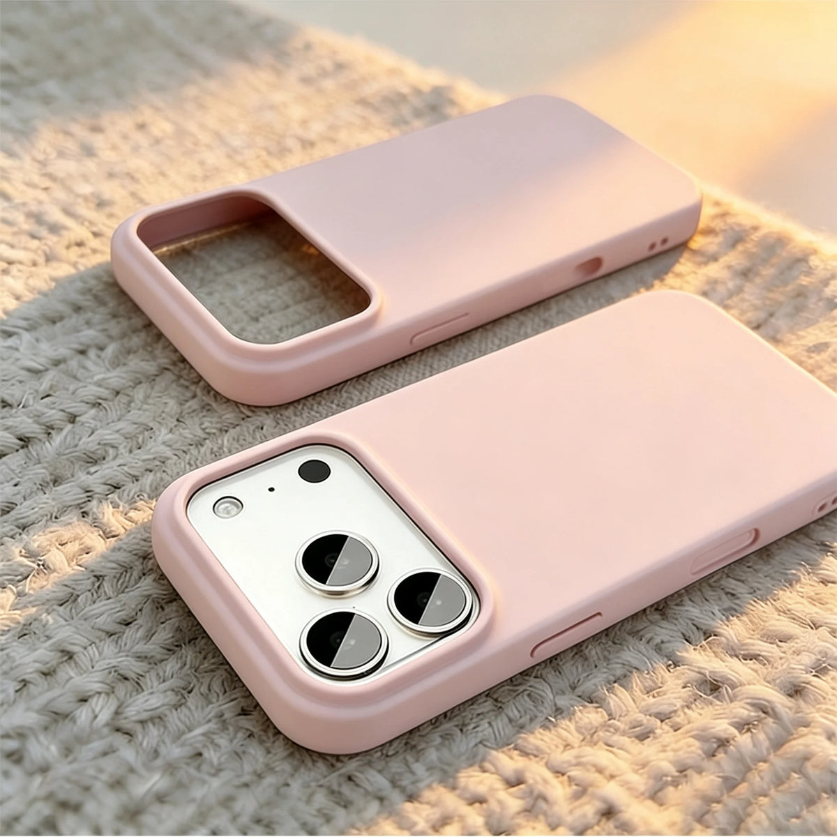 Liquid Silicone Full-Coverage iPhone Case — Shockproof Soft Matte, Anti-Fingerprint & Anti-Scratch