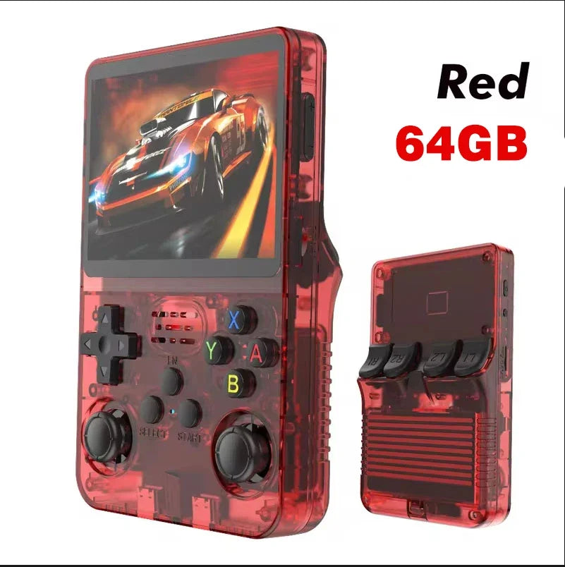 Retro Handheld Game Console 3.5-inch (8.9 cm) IPS Screen Portable Linux Video Player - 64GB/128GB, 15,000 Games