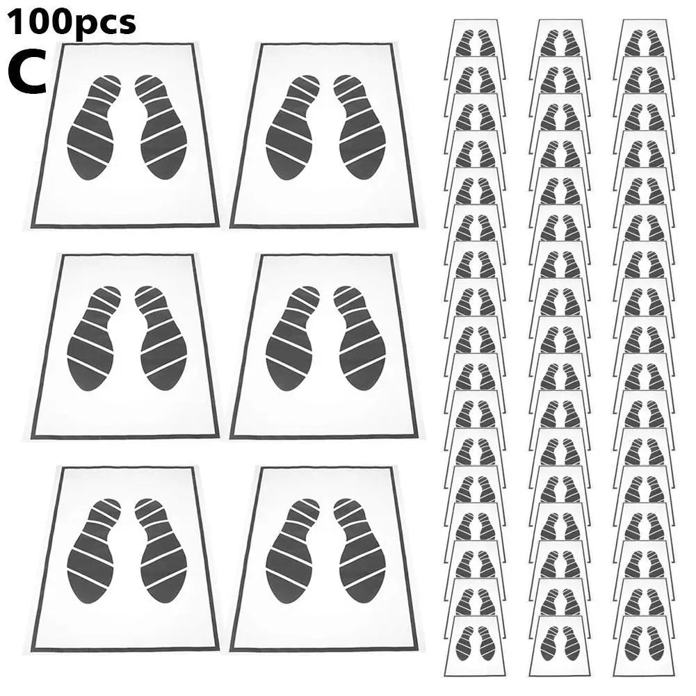 Disposable Car Floor Mats — 25/50/100 Pack Waterproof Anti-Slip Paper, Universal 50 x 38 cm (19.7 x 14.9 in)