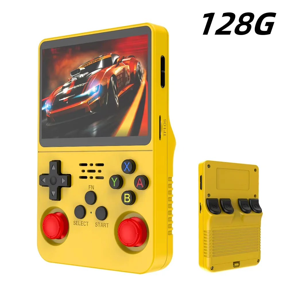 Retro Handheld Game Console 3.5-inch (8.9 cm) IPS — 15,000+ Games, 64/128GB Storage, Linux Pocket Player, 3000mAh Battery