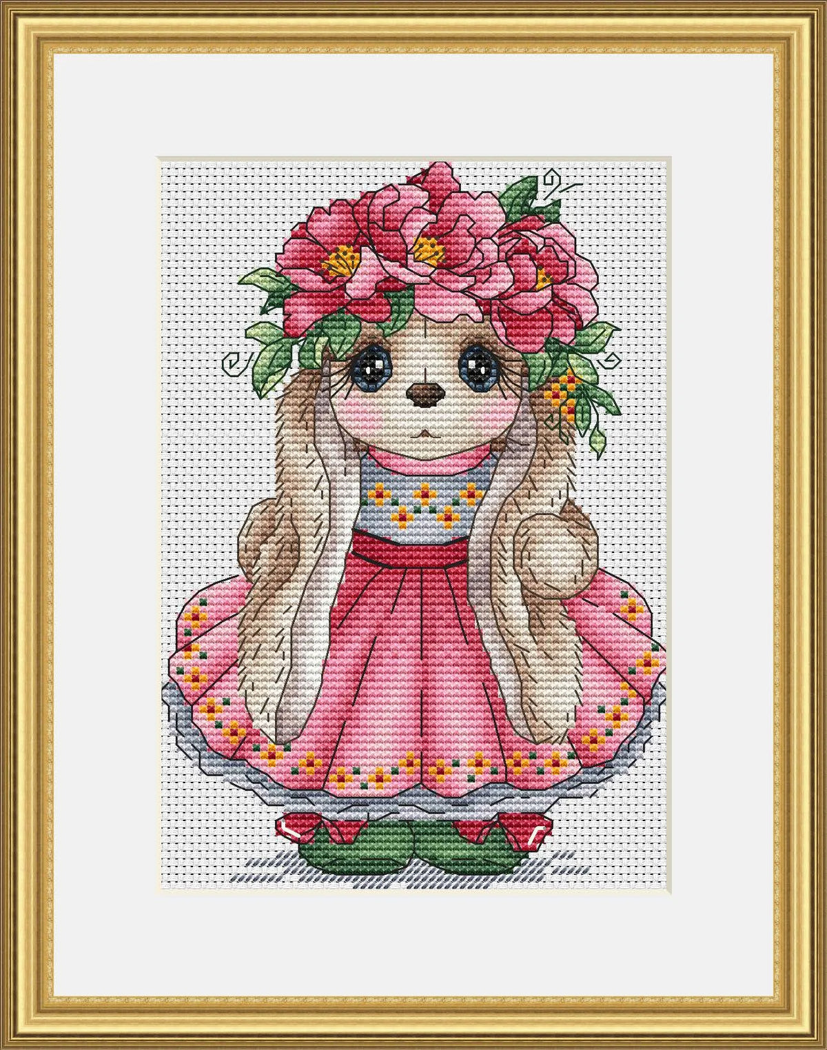 Counted Cross Stitch Kit – Christmas Needlework DIY Decoration