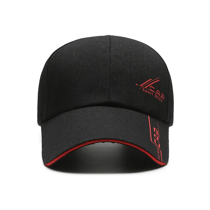 Unisex Long-Brim Sun Baseball Cap – Summer Fishing & Outdoor Shade Hat