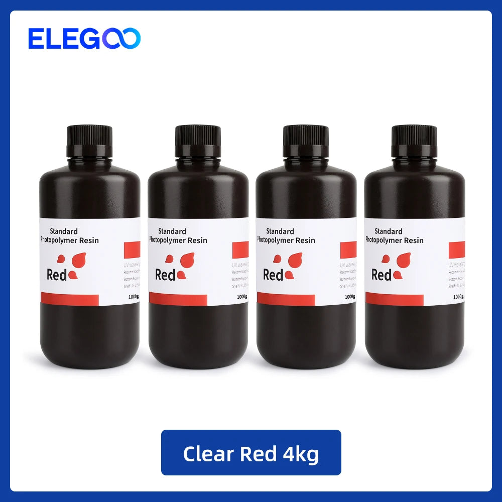 UV 3D Printing Resin 405nm, ABS-like, Water Washable, 8K Compatible for MSLA/DLP/LCD Printers