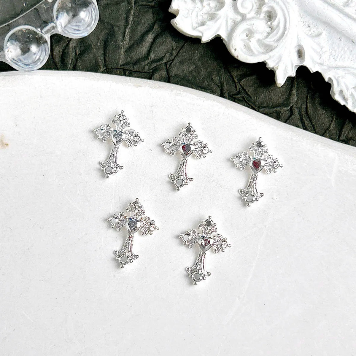 20-Pack 3D Cross Nail Charms for DIY Manicure view 11