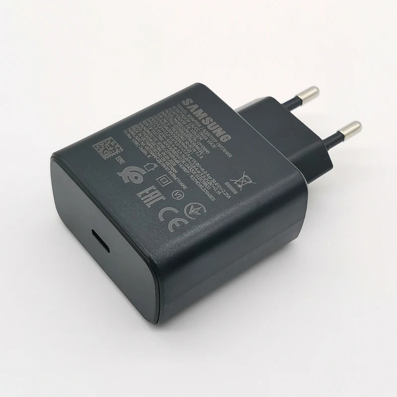45W USB-C PD Super Fast Charger Adapter with 1.8M (5.9ft) Type-C Cable - EU Plug, Compatible with S24/S23/S22/S21/S20/Note/Flip/Fold Series