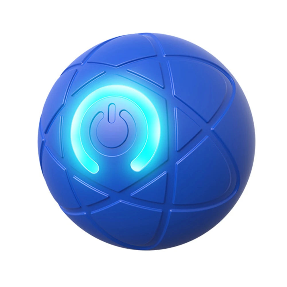 Interactive Automatic Rolling Dog Ball Toy - Rechargeable USB Pet Ball for Small, Medium & Large Dogs