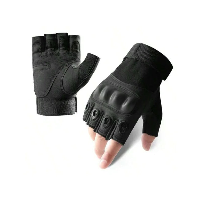 Men's Half-Finger Tactical Gloves - Outdoor Military Shooting Hunting Airsoft Motorcycle Cycling