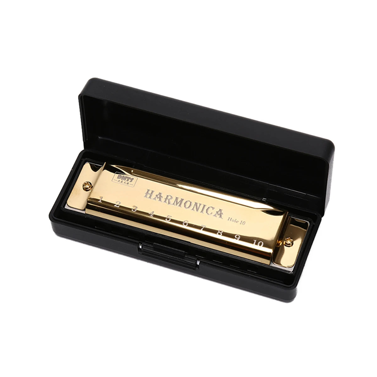 10-Hole Diatonic Harmonica in C with Protective Case – Beginner & Kids Music Gift
