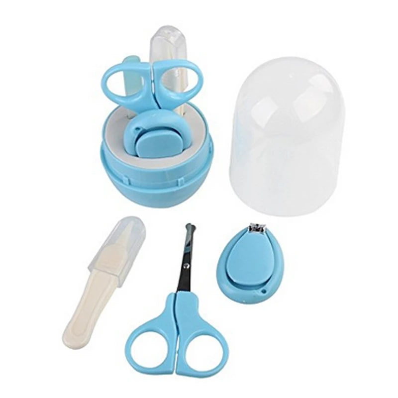 Newborn Baby Nail Care Kit - Safe Nail Scissors, Clipper & Tweezers with Portable Case