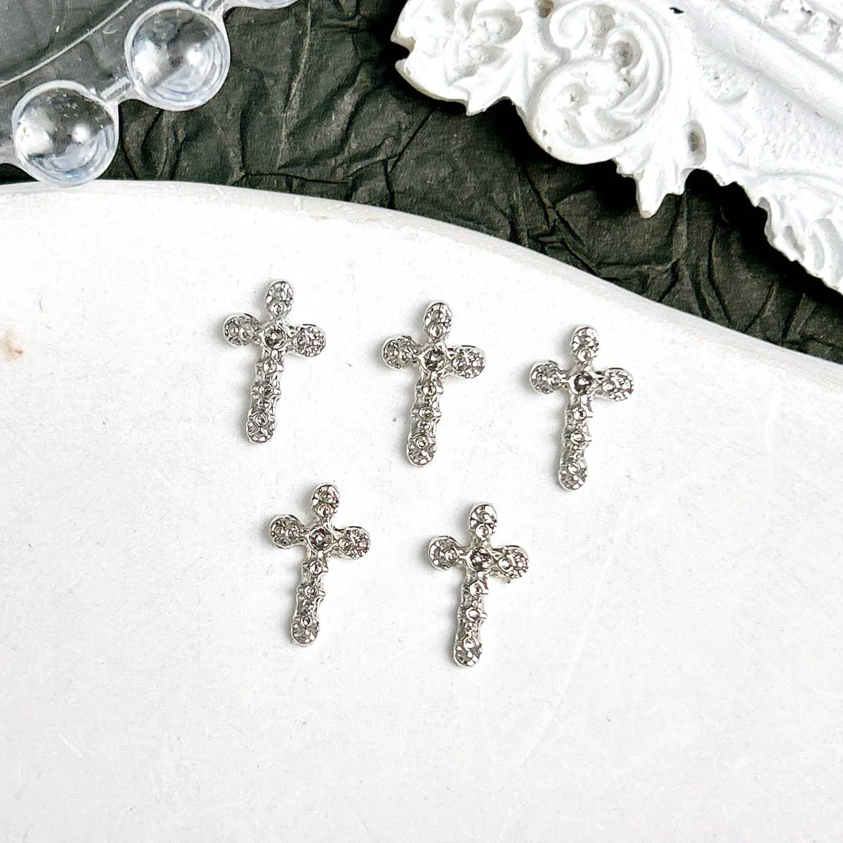 20-Pack 3D Cross Nail Charms for DIY Manicure view 17