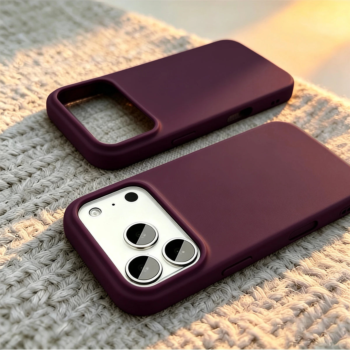 Liquid Silicone Full-Coverage iPhone Case — Shockproof Soft Matte, Anti-Fingerprint & Anti-Scratch