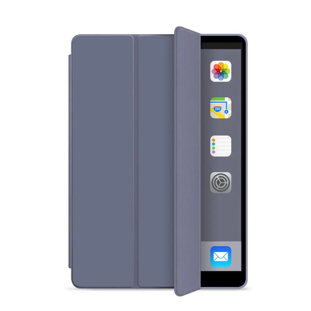 Silicone Tablet Case with Auto Sleep/Wake – Soft TPU Honeycomb Back, Two-Angle Stand – Fits 9.7" (24.6 cm), 10.2" (25.9 cm), 10.9" (27.7 cm) & 11" (27.9 cm)