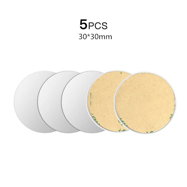 Universal Magnetic Metal Plate for Car Phone Mount – Adhesive Iron Disk for Mobile Phone Magnet Holder