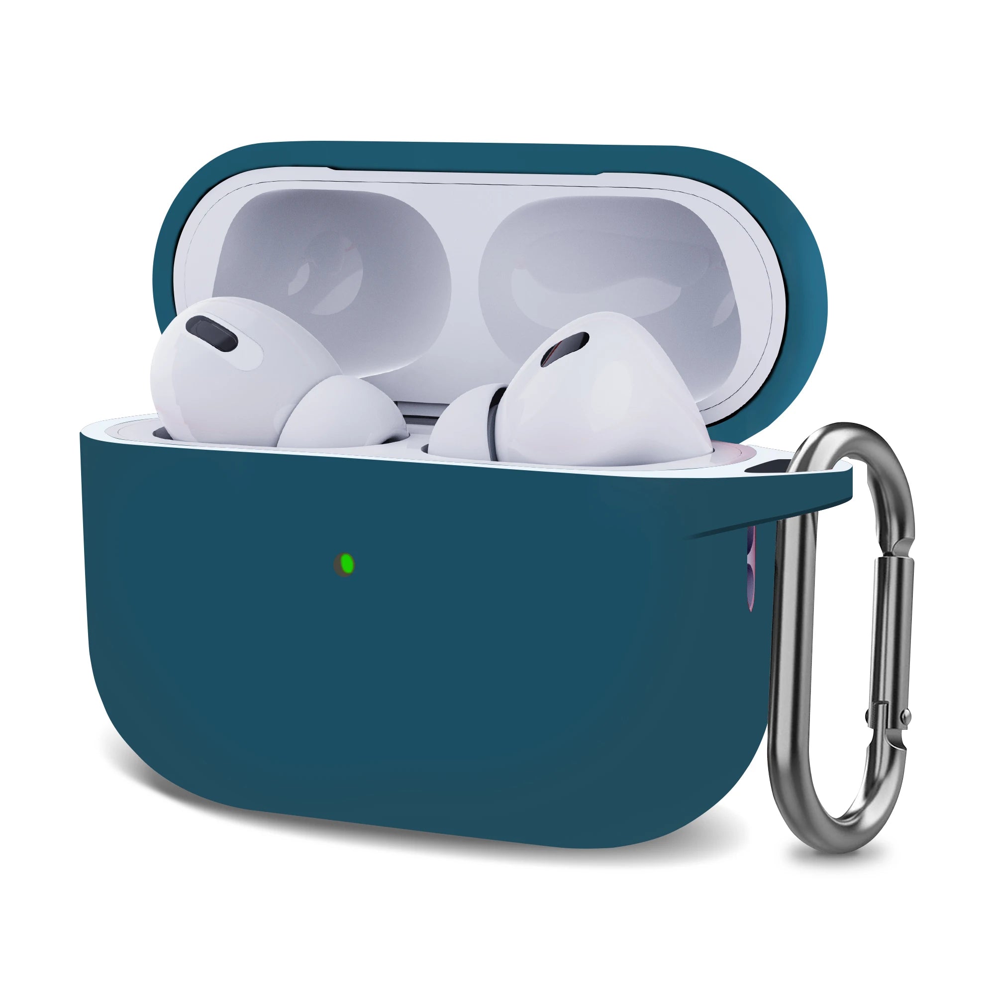 Silicone Earbud Charging Case Cover — Soft TPU Shockproof Protective Case for True Wireless Earbuds (1-Pack)