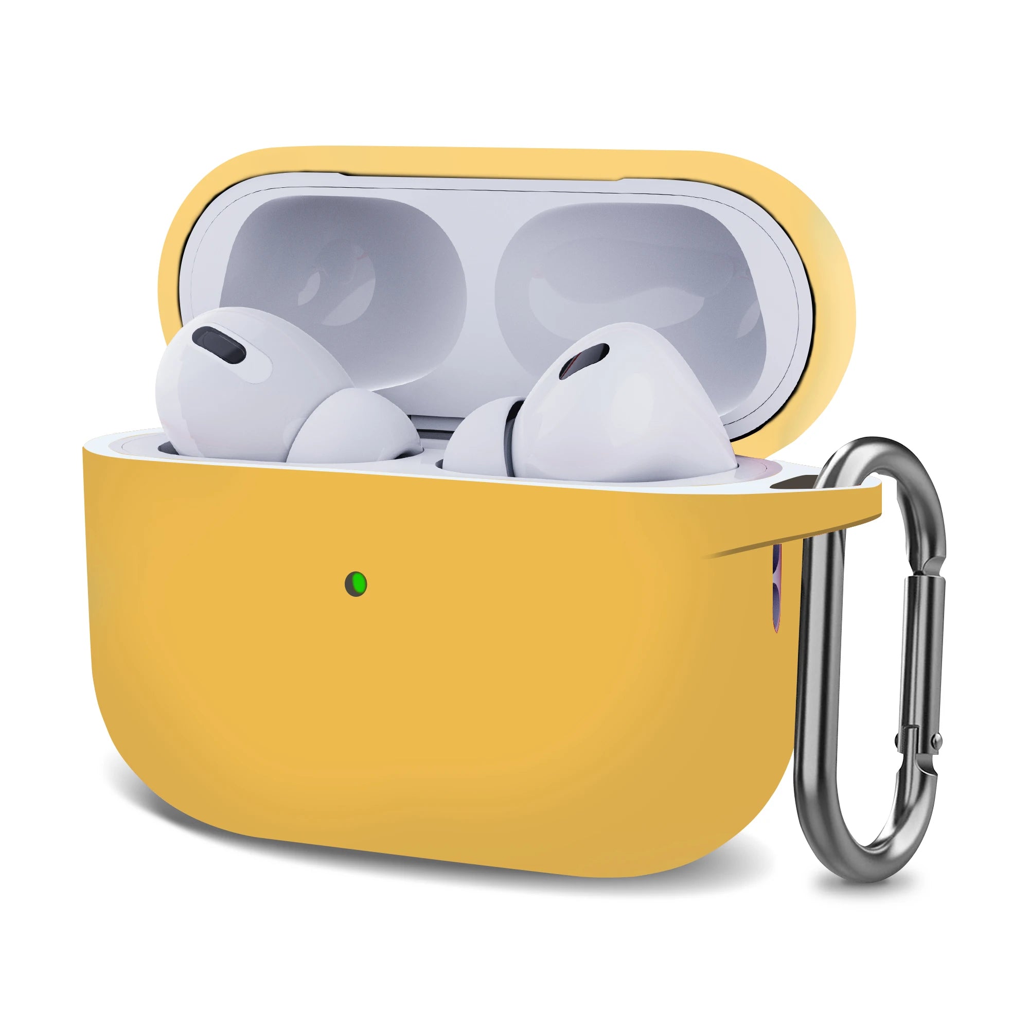 Silicone Earbud Charging Case Cover — Soft TPU Shockproof Protective Case for True Wireless Earbuds (1-Pack)