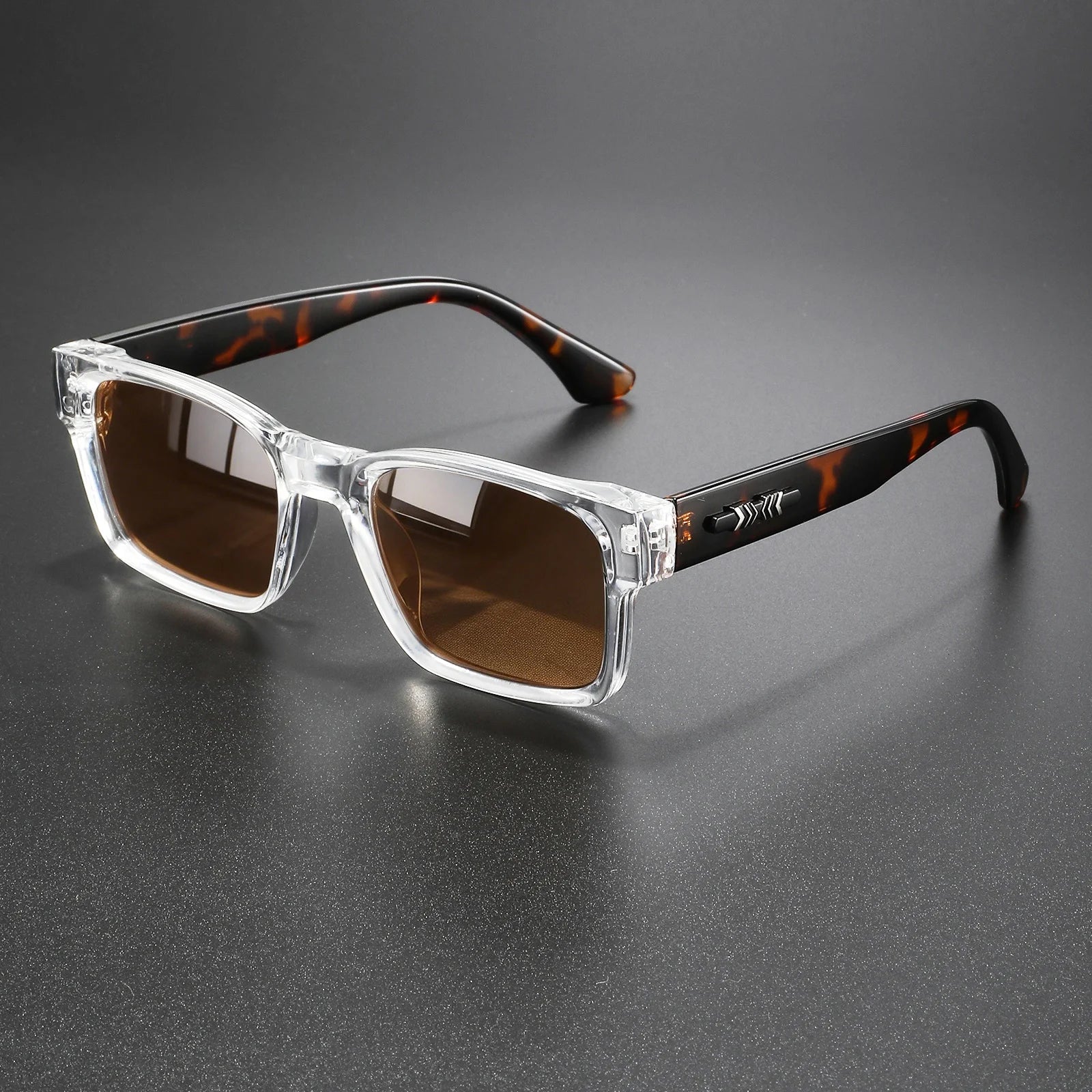 Retro Punk Square Sunglasses - UV400 Polycarbonate Frame Unisex Protective Shades