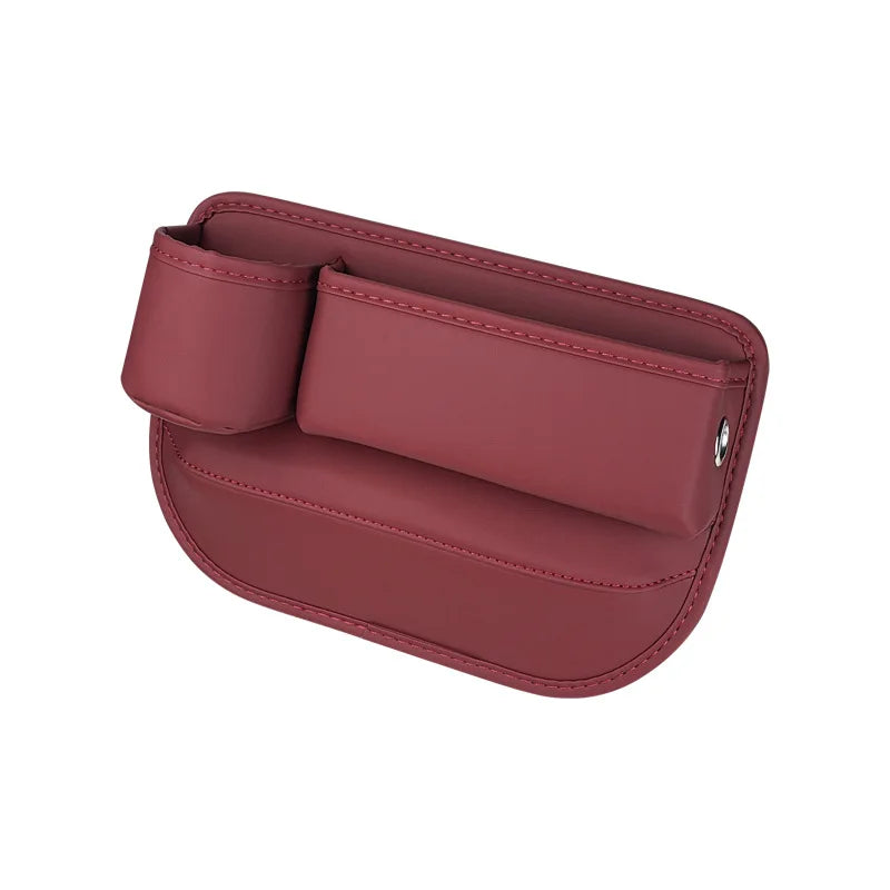 Leather Car Seat Gap Organizer Universal Seat Crevice Storage Holder for Driver & Passenger