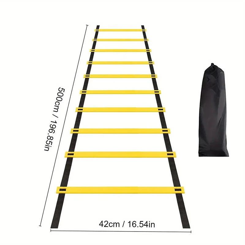 Agility Ladder for Speed & Footwork Training – Nylon Rungs, Multiple Lengths, Storage Bag Included