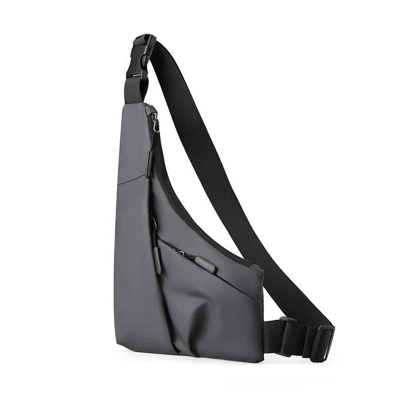 Men's Casual Crossbody Chest Bag - Multi-Color Sling Shoulder Bag for Commuting & Travel