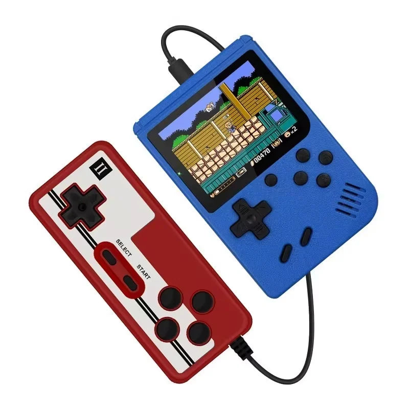 Retro Mini Handheld Game Console 2.4-Inch (6.1 cm) - Portable 8-Bit Player with 500 Built-In Games, AV Out & Rechargeable Battery
