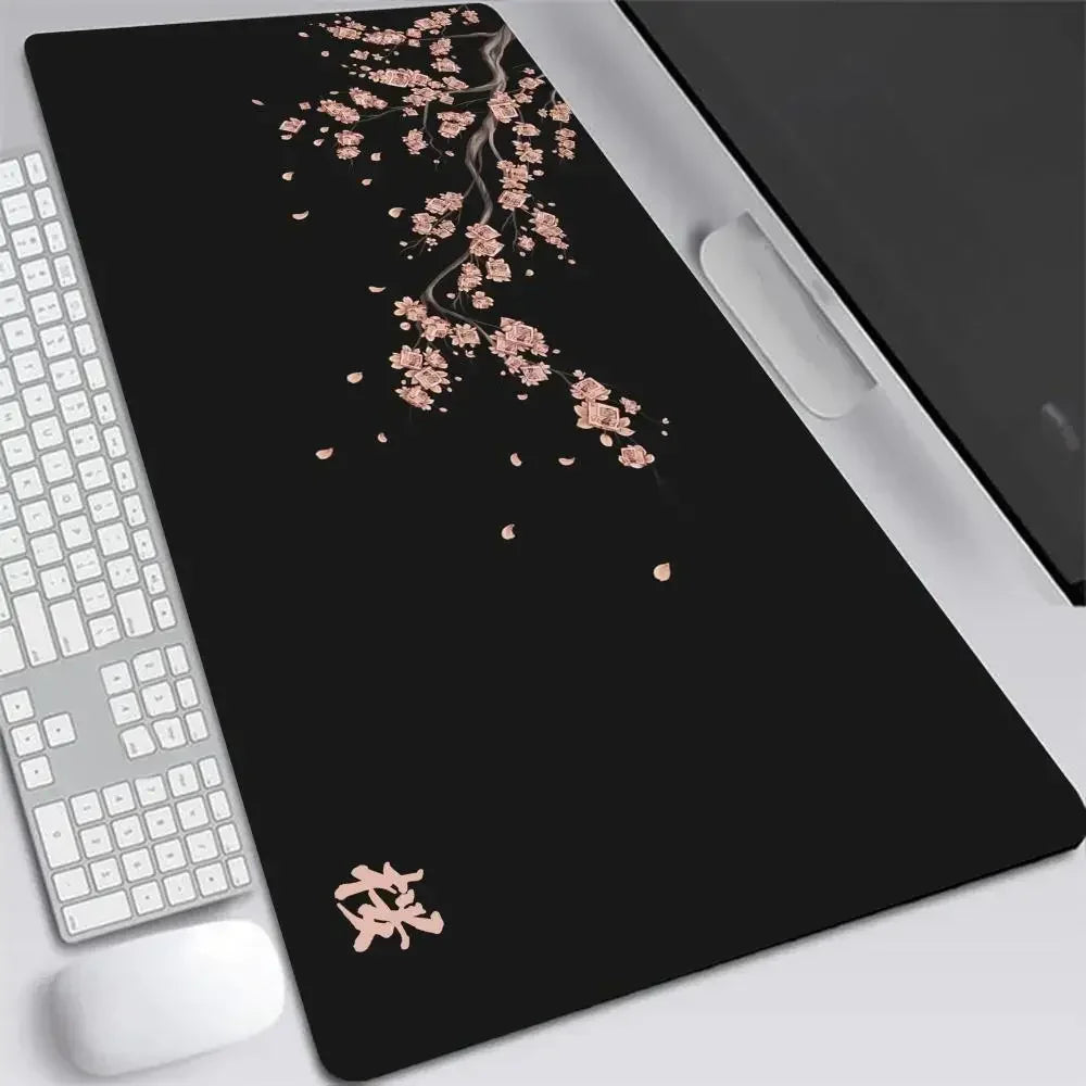 Sakura Cherry Blossom XXL Gaming Desk Mat, Large Non-Slip Mouse Pad for Keyboard & Laptop