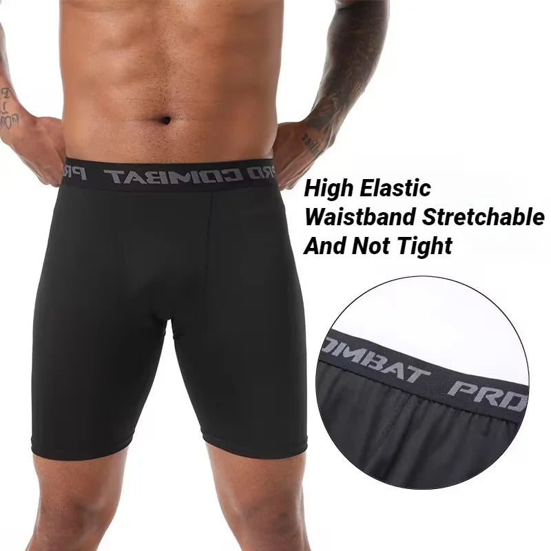 Men's Quick-Dry Athletic Boxer Shorts – Breathable Moisture-Wicking Gym Underwear