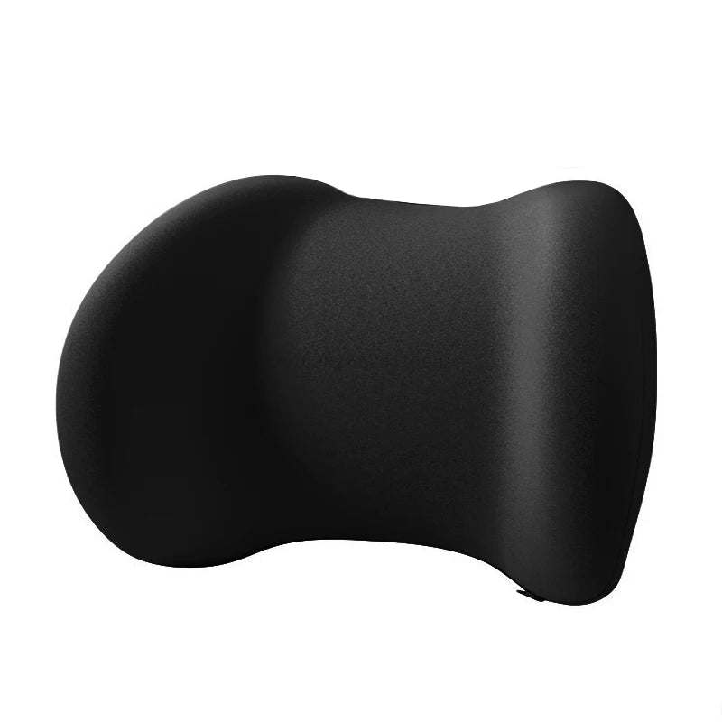 Ergonomic Memory Foam Lumbar Support Pillow - Detachable Washable Cover for Office Chair, Car Seat & Bed