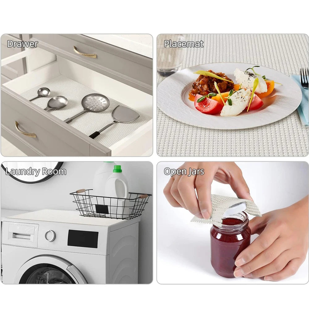 Silicone Anti-Slip Mat 60 x 100 cm (23.6 x 39.4 in) – Non-Slip Drawer & Cabinet Liner for Dressing Table, Bathroom & Tableware
