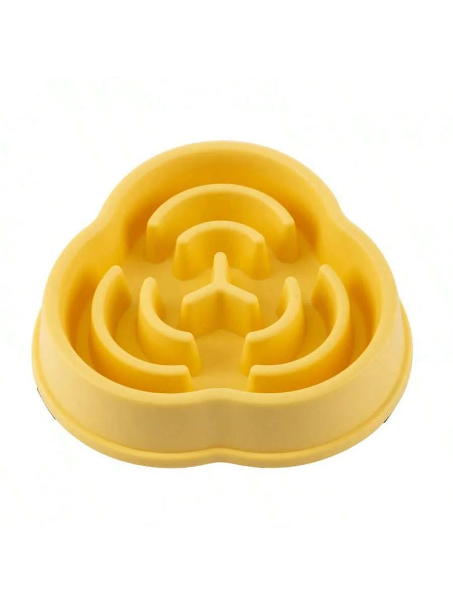 Large Dog Slow Feeder Bowl 500ml (17 fl oz) Cloud-Shaped Plastic Anti-Choke Slow Eating Bowl