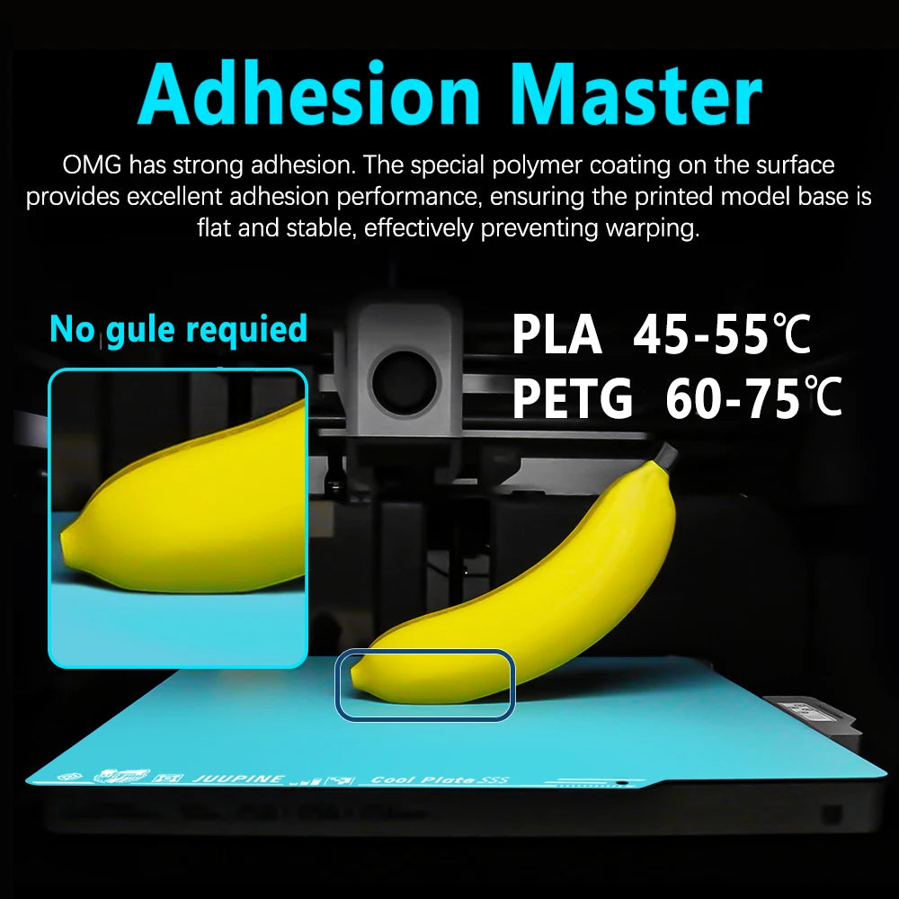 257x257mm (10.12 x 10.12 in) Spring Steel 3D Printer Build Plate - Double-Sided PEI/PEY/PET Surface, Smooth & Textured