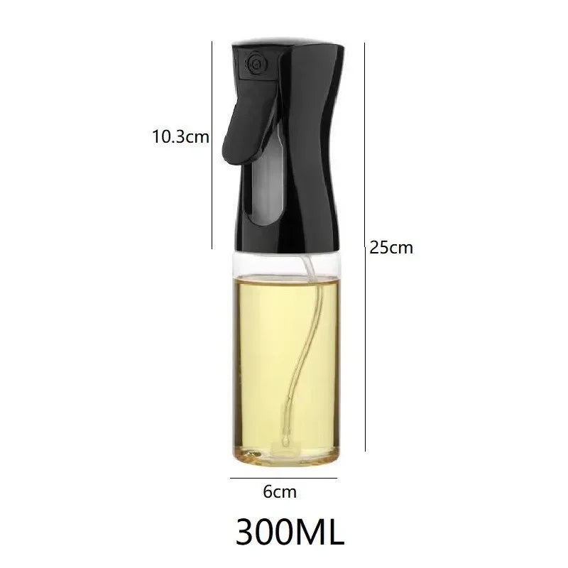 Olive Oil Spray Bottle for Cooking Reusable Food-Grade Oil & Vinegar Mister 200/300/500ml (6.8/10.1/16.9 fl oz)
