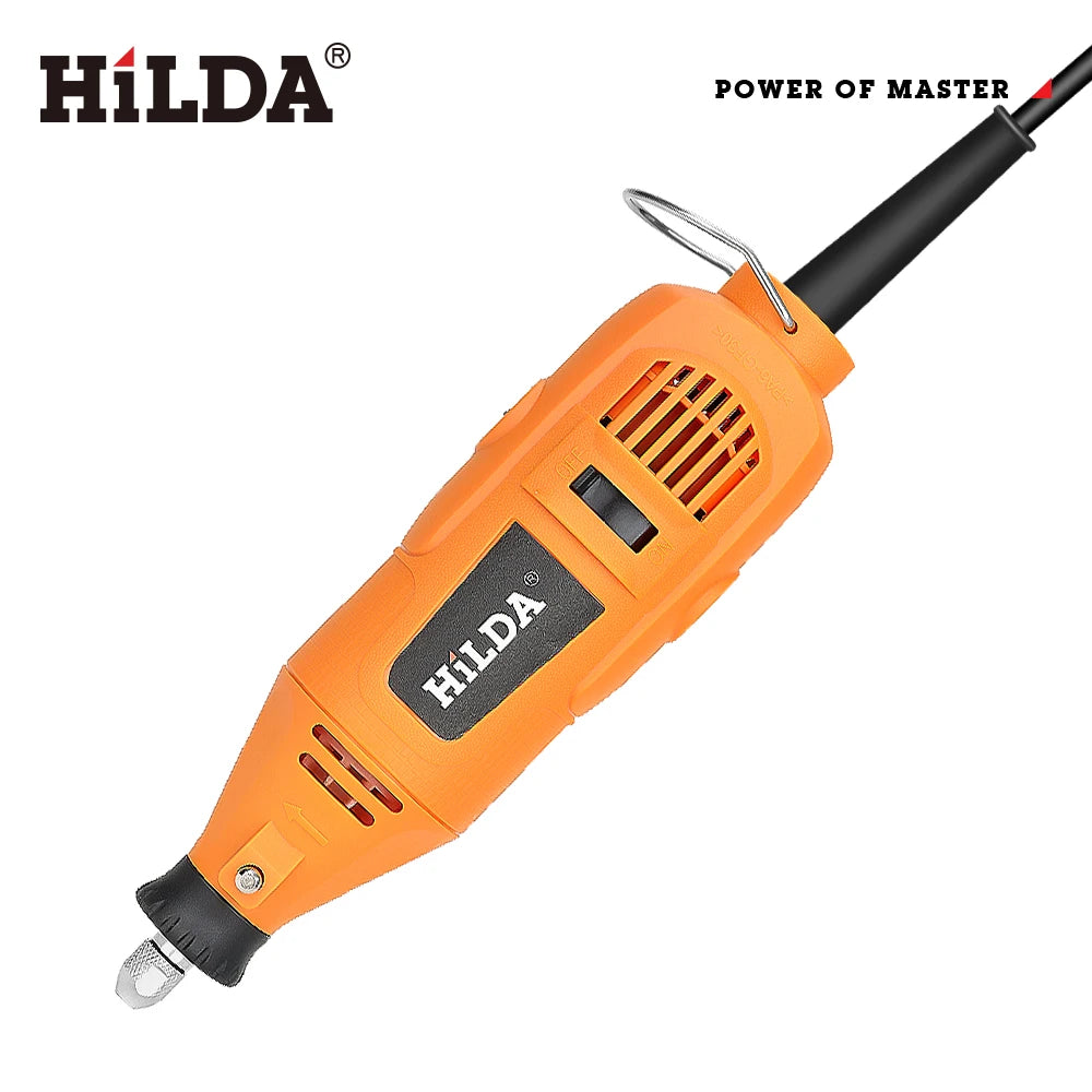 Engraver Electric Drill 500W 6-Speed Rotary Tool Kit - High-Power Grinder & Polisher for Woodworking