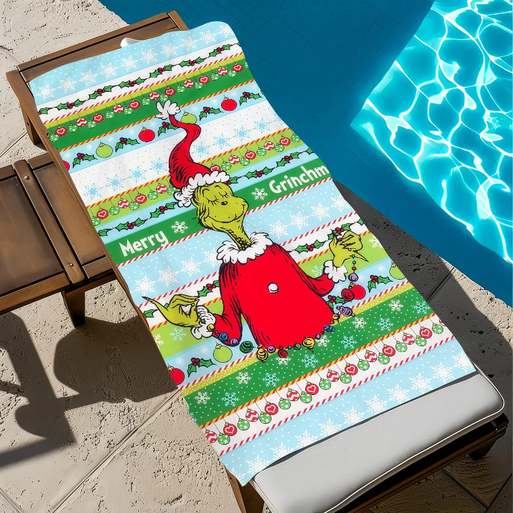 Anime Microfiber Beach Towel - Quick-Drying Soft Towel for Travel, Fitness, Sauna & Camping (Multiple Sizes)