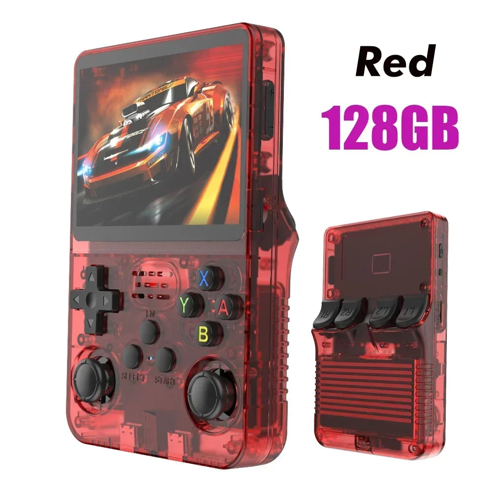 Open Source Retro Handheld Game Console Linux Portable Pocket Player 3.5-inch (8.9 cm) IPS Screen, 64GB or 128GB Preloaded Games