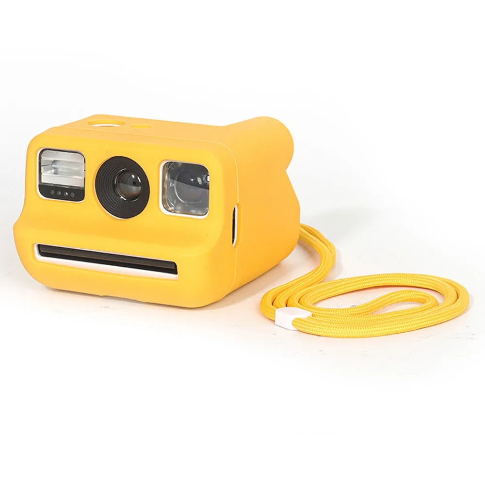 Silicone Case with Lanyard for Polarized Go Gen 1/2 Instant Camera - Slim, Dustproof, Anti-Scratch