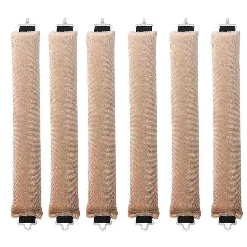 Heatless Hair Curler Rod Headband – No-Heat Soft Flannel Hair Rollers for Sleeping (25 x 9.5 cm / 9.84 x 3.74 in)