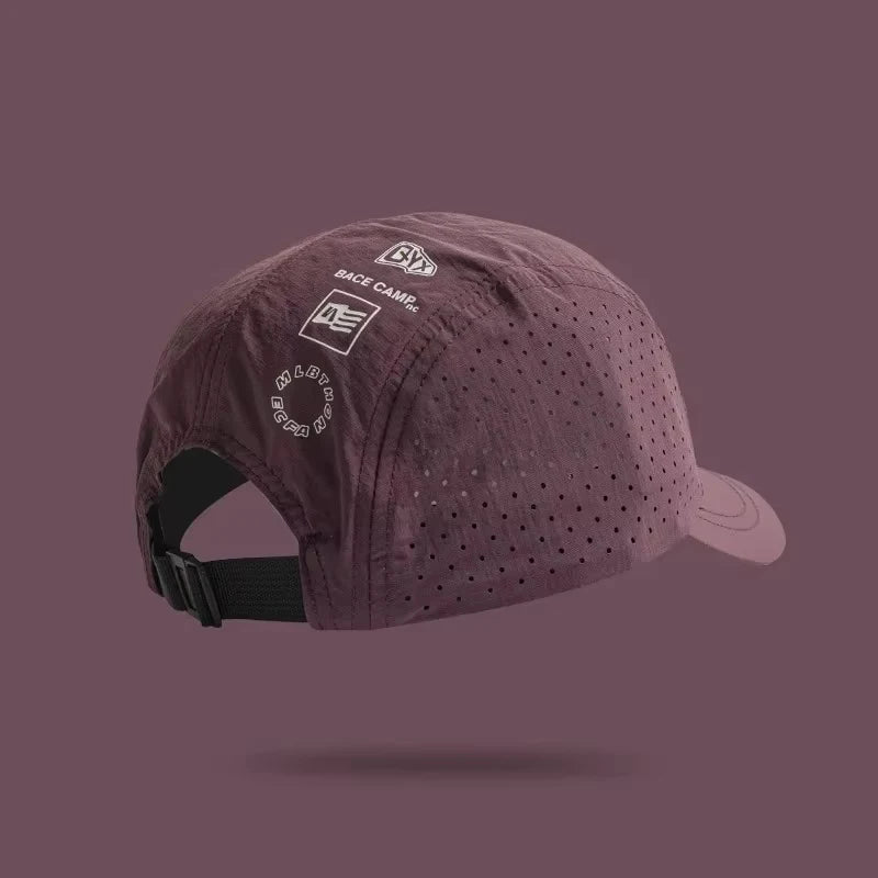 Breathable Unisex Baseball Cap Adjustable (56-60 cm / 22–23.6 in) Quick-Dry Sun Protection Hat for Hiking Golf Camping