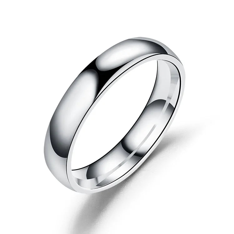 2mm (0.08 in) Rose Gold Stainless Steel Thin Band - Minimal Stackable Women's Wedding Ring Gift