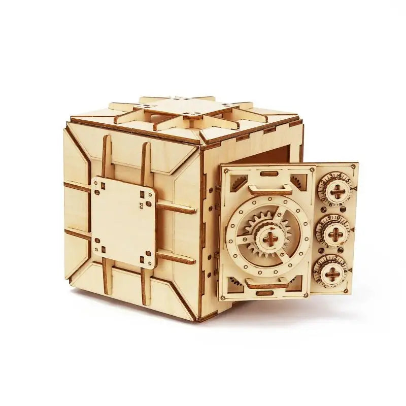 DIY 3D Wooden Mechanical Puzzle Kit – Spiral Run Marble Maze Model for Teens & Adults