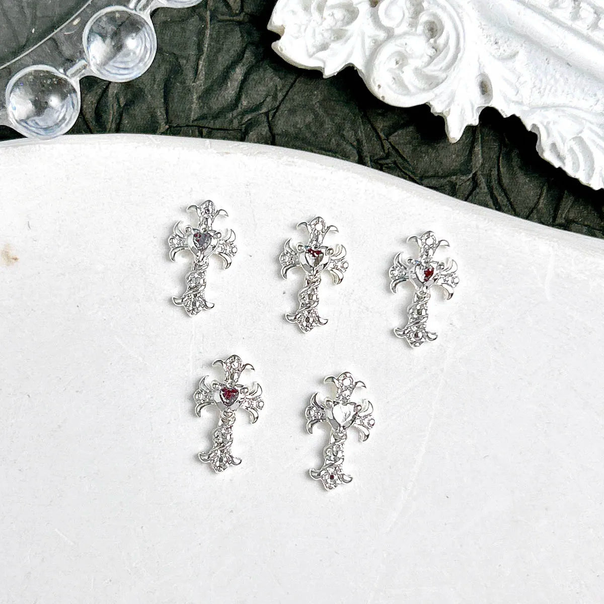 20-Pack 3D Cross Nail Charms for DIY Manicure view 21