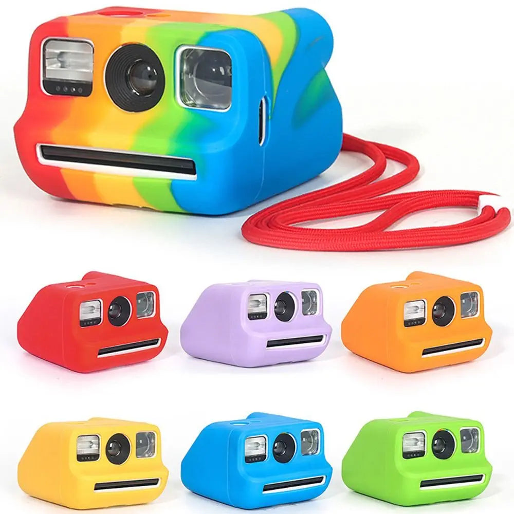 Silicone Case with Lanyard for Polarized Go Gen 1/2 Instant Camera - Slim, Dustproof, Anti-Scratch