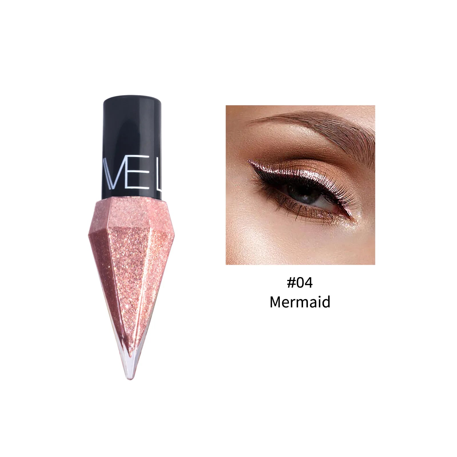 Sparkling Pearlescent Liquid Eyeliner – Quick-Dry Waterproof Smudge-Proof